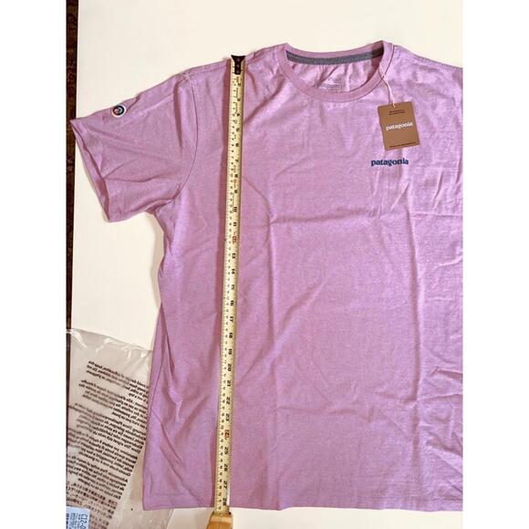 Patagonia Fitz Roy Responsibili-Tee T-Shirt Milkweed Mauve Men's L ~ Wmns XL NWT - Picture 8 of 9